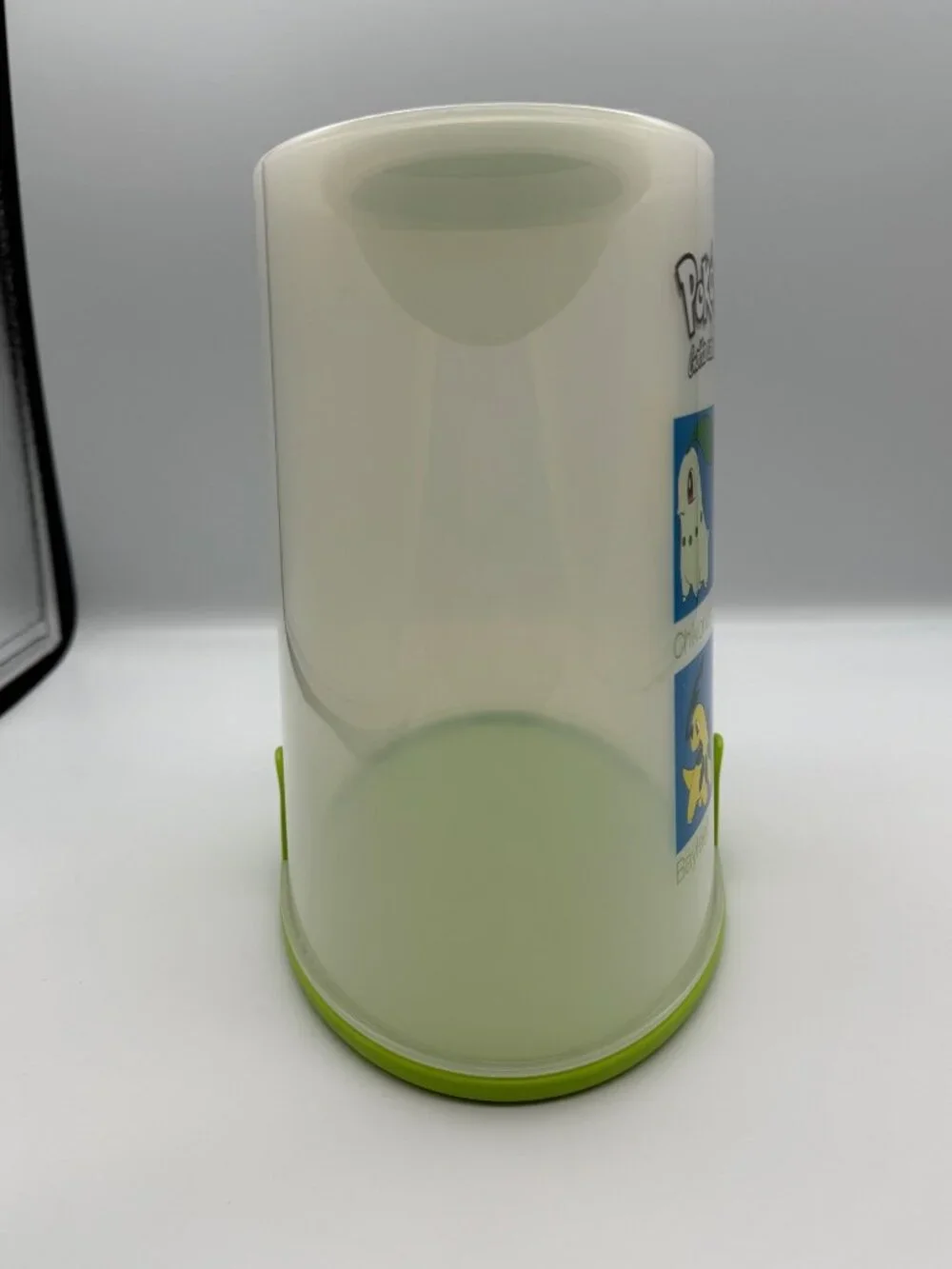 Vintage Nintendo Pokémon Chikorita Meganium Tupperware Cereal Container Green